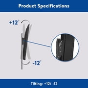 onn Outdoor Tilt Tv Wall Mount for 37-90,Tilts +12/-12 Degrees