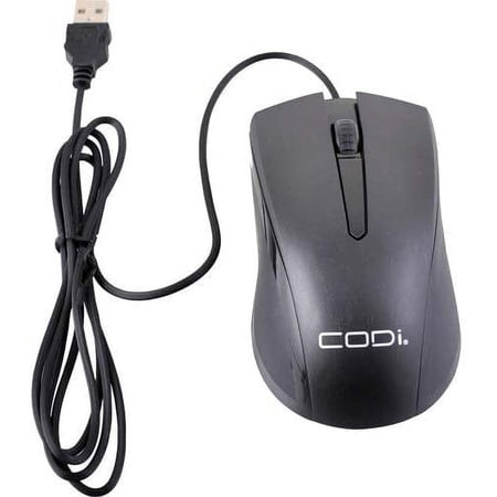 UPC: 0633886008732 | CODi Wired USB Optical Mouse  Black