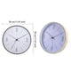 thumbnail image 3 of Advancent Reloj de pared silencioso, relojes colgantes portátiles a prueba de polvo, de barrido, reloj decorativo a prueba de humedad, Decoración del hogar Oro 30 centimetros, 3 of 6