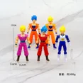 thumbnail image 2 of Figuras de acción de Dragon Ball Z para niños, muñecos móviles de Super Saiyan, Son Goku, Vegeta, 5 piezas, 2 of 5