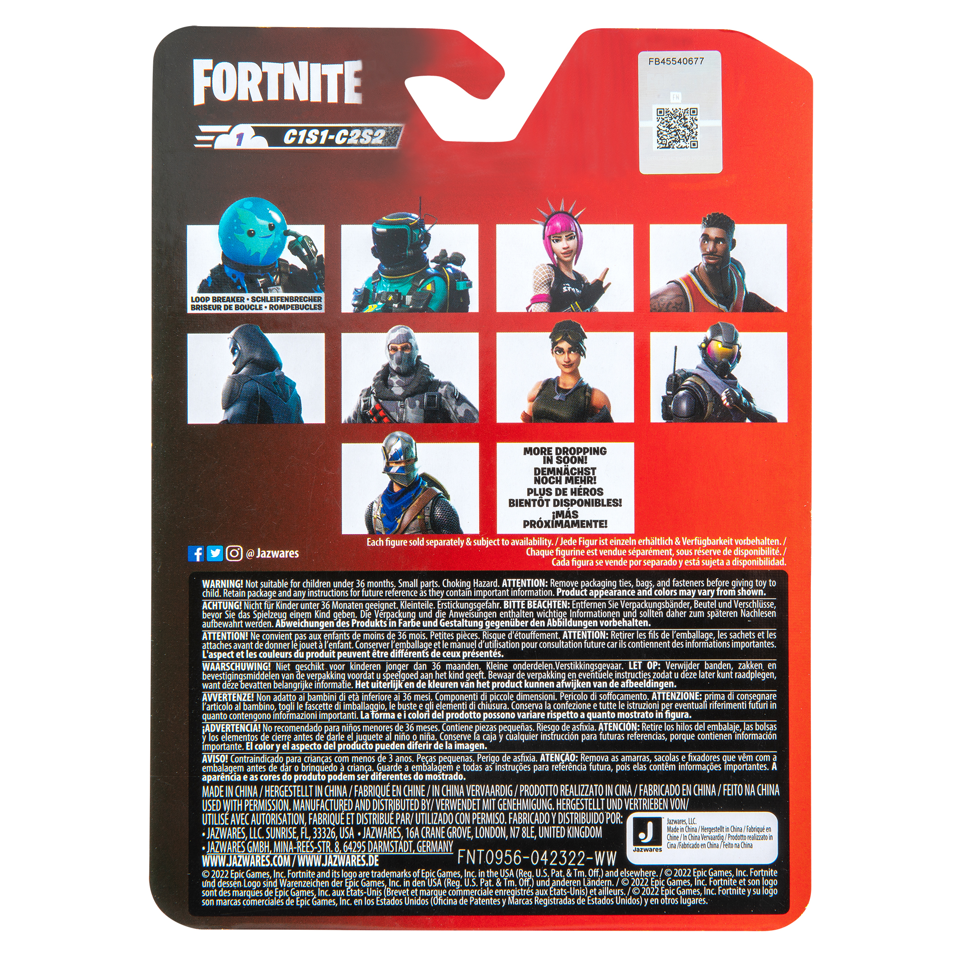 FORTNITE CRACKSHOT - Micro Legendary Series - 2.5 inch Figure