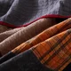 thumbnail image 5 of Colcha de algodón de retales en la cama, colchas y cobertores de terciopelo, funda de cama de punto, colchón, mantas para cama, 3 uds., 5 of 5