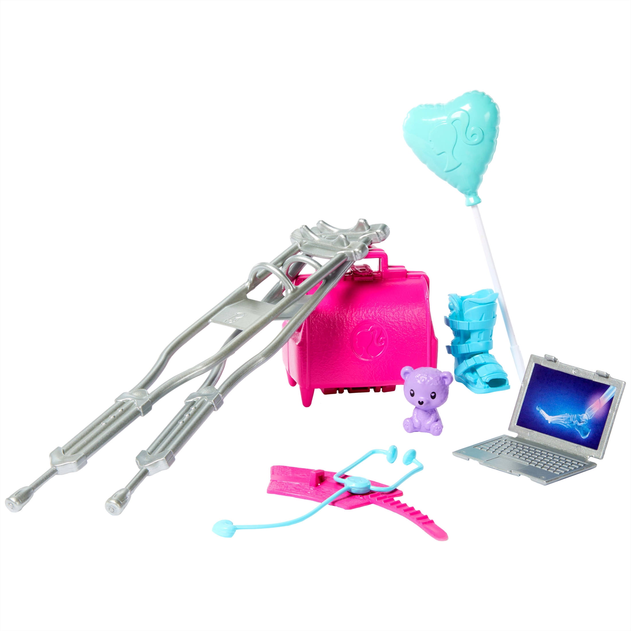 Barbie World Toy Doctor Set with Doll 10 Accessories Including Medical Bag [Walmart Exclusive]