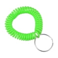 thumbnail image 1 of Unique Bargains Plastic Wrist Coil Keyring Stretchable Spiral Keychain, Light Green 5 Pack, 1 of 5