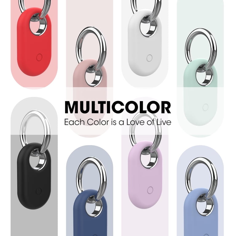 WILLED 4 Pack Compatible with Samsung Smart tag 2 case, Silicone