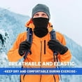 thumbnail image 6 of 2Pcs Neck Gaiters for Men Women UV Sun Protection Headwear Bandana Multi Use Face Scarf Reusable Black Scarf Mask for Sports Hiking Cycling, 6 of 7
