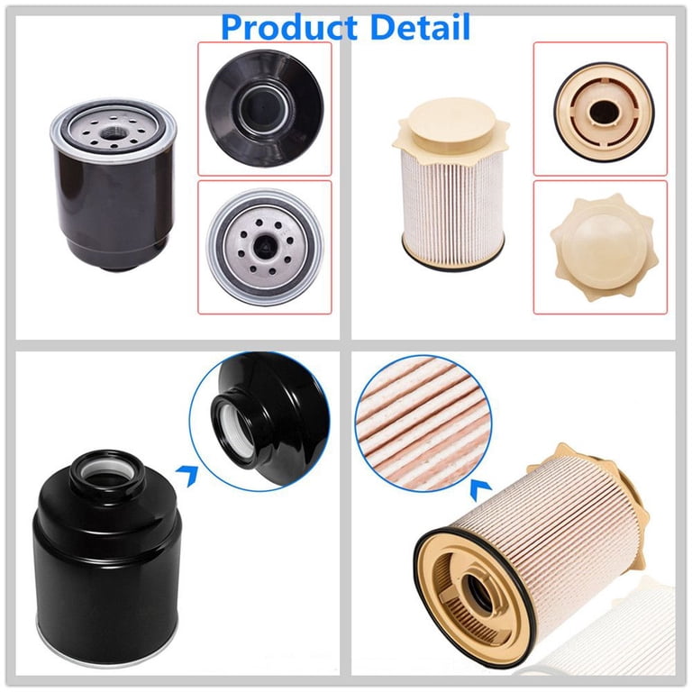 6.7L Fuel Filter Water Separator Set Fit for 2013-2018 Dodge Ram 2500 3500  4500 5500 6.7L Cummins Turbo Diesel Engines 68197867AA 68157291AA -  Walmart.com
