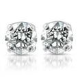 thumbnail image 1 of 1/4ct Diamond Stud Earrings 14K White Gold, 1 of 3