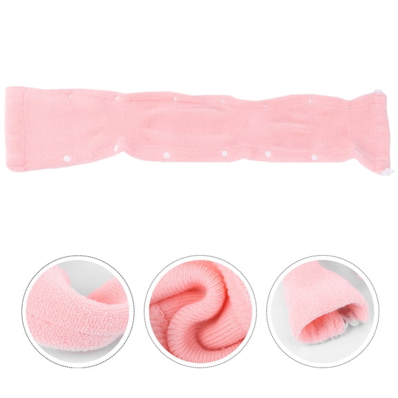 Mobutofu Warm Toilet Seat Cover Mat with Thickened Plastic Button, Stretchable Fit, 1-Pack for Comfortable Cozy Bathroom Warmth