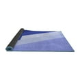 thumbnail image 2 of Ahgly Company Indoor Round Abstract Blue Modern Area Rugs, 5' Round, 2 of 4