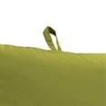 thumbnail image 5 of Jordan Manufacturing 44" x 21" Veranda Kiwi Green Solid Rectangular Outdoor Chair Cushion with Ties and Hanger Loop, 5 of 12