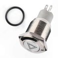 thumbnail image 4 of 16mm Universal Red LED Push Button Switch for Car Warning Light Applications with Advanced Technology, 4 of 5