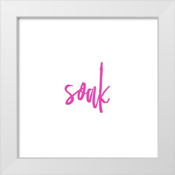 Murdock, Ramona 20x20 White Modern Wood Framed Museum Art Print Titled - Soak