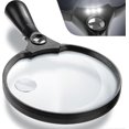 thumbnail image 1 of Extra Large Led Handheld Magnifying Glass With Light - 2x 4x 25x Lens Zoom Lightweight Shatterproof Magnifiers, 1 of 5