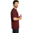 thumbnail image 3 of District Made Mens Perfect Weight Crew Tee-3XL (Sangria), 3 of 6
