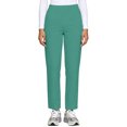 thumbnail image 6 of Women Stretch Straight Leg Pants Elastic Waist Lightweight Work Pants Casual Lounge Athletic Trousers with Pockets Dark Green XXL, 6 of 7