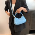 thumbnail image 3 of Bolso de hombro para mujer PU Crossbody Bag plisado Casual Simple Messenger Bag (Azul), 3 of 6