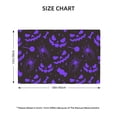 thumbnail image 2 of Placemats Set of 4 / 6, purple halloween spooky Placemats for Dining Table Indoor/Outdoors Heat Resistant Washable Placemats 18" x 12", 2 of 8