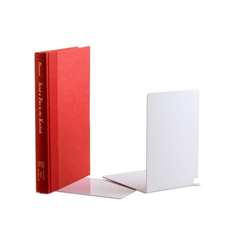 Design Bookends - Design Ideas Hidden Bookends, Set of 2, White