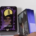 thumbnail image 2 of Caja de Metal de hojalata de Tarot para principiantes Del Toro, 78 tarjetas, guía de papel con borde dorado, sueños lúcidos, pesadilla antes de Navidad qym unisex, 2 of 2