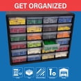 thumbnail image 4 of Akro-Mils 24 Drawer Plastic Storage Organizer Cabinet for Garage Use, Wall Mount, Black, 4 of 12