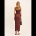 thumbnail image 4 of Vestido Informal Liso Sin Mangas con Tirantes Finos para Mujer Marrón L, 4 of 10