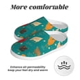 thumbnail image 6 of Lsque Hens And Rooster Pattern Womens Comfort Cotton on Scuff With Memory Foam and Anti-skid Sole Slipper-40/41, 6 of 7