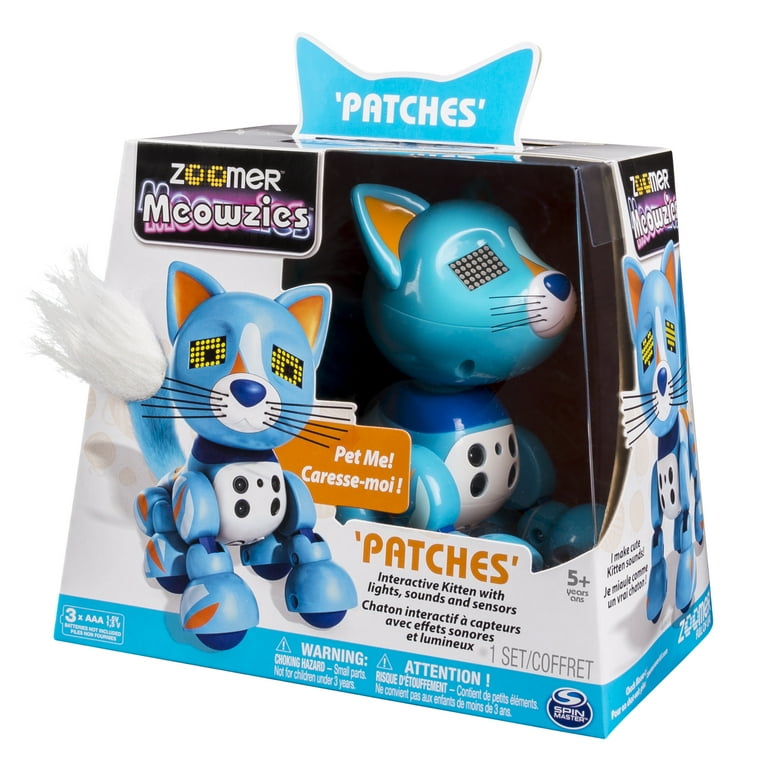 Zoomer Meowzies, Patches, Interactive Kitten with Lights, Sounds