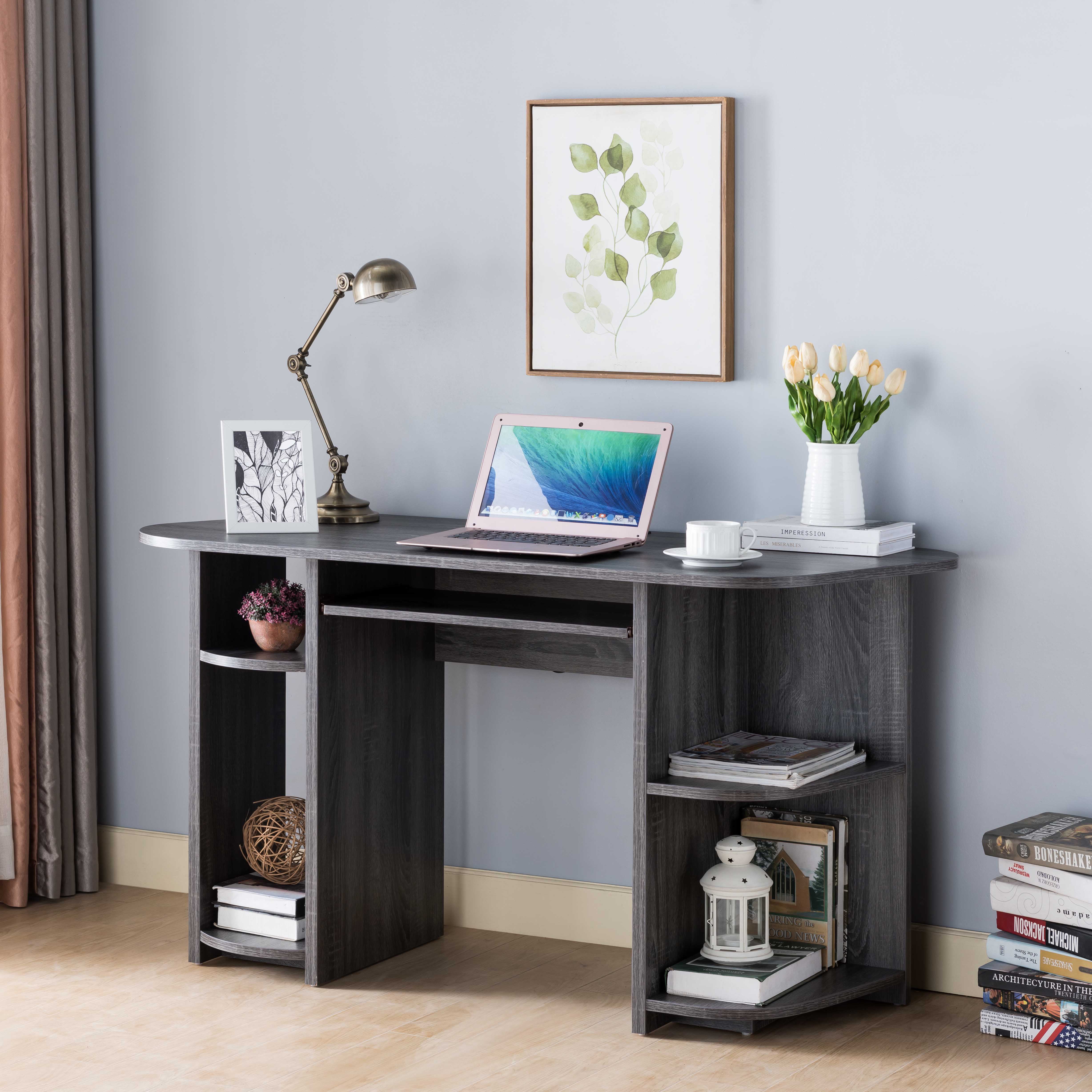 Smart Home Office Writing Desk, Distressed Home Office Desk