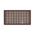 thumbnail image 1 of Air Return Grill  10″ X 24″ With Holes and Screws,Faceplate Size 12″ x 26″ Decorative HVAC Duct Cover, Cast Iron Powder Coated Repaintable Vent for Walls,Ceilings, Floors – Tudor Mushroom Design VR100, 1 of 7