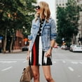 thumbnail image 4 of Gaeub Robe Sans Manches Imprimée Drapeau USA Pompiers pour Femmes, Robe Décontractée de Plage, Robe d'Été Maxi Ample avec Poches, 4 of 7