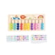 thumbnail image 2 of Rompecabezas de colores y formas, juego de lógica, juego familiar, juguetes Montessori 10 colores, 2 of 9