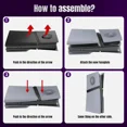 thumbnail image 4 of Plaques avant pour PS5 Pro Numérique Edition Plaques avant avec Évents de Refroidissement ABS Anti-Rayures Antipoussière Coque de Protection, Plaque avant de Remplacement pour Playstation 5 Pro Numérique, 4 of 6