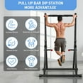 thumbnail image 3 of Wesfital Foldable Pull Up Bar Station, Adjustable Multifunction Power Tower Dip Bar Home Gym Strength Training Workout Equipment 700 LBS, 3 of 7