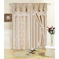thumbnail image 4 of All American Collection New 4 Piece Drape Set with Attached Valance and Sheer with 2 Tie Backs Included, 4 of 4