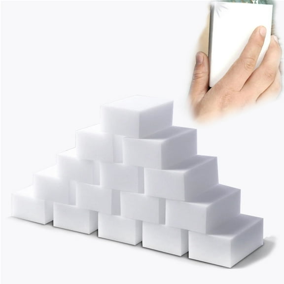 12pcs Magic Eraser, White Eraser Sponge, Magic Sponge, Sponge Refill, Clean Eraser Sponge, Magic Eraser Bathroom, Sponge For Dish, Super Stain Remover Magic Eraser, Dishwashing Sponges Scrub