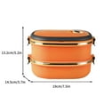 thumbnail image 3 of TUOBARR Rectangular Lunch Box Student Insulated Lunch Box Portable Lunch Box, 3 of 3