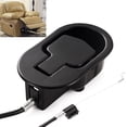 thumbnail image 1 of Poignée de Remplacement Universelle pour Fauteuil Relax – Câble Métallique Noir (Compatible Ashley & Grandes Marques), 1 of 4