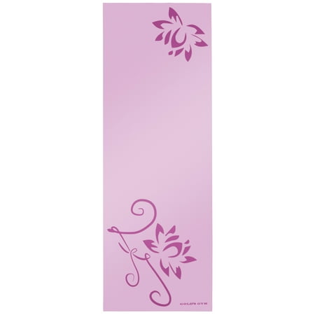 Lotus Printed Yoga Mat, 5mm with Non-Slip Surface