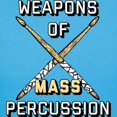 thumbnail image 3 of CafePress - Weapons Of Mass Percussion Women's Dark T Shirt - Women's Traditional Fit Dark T-Shirt, 3 of 4