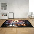 thumbnail image 2 of Spooky Halloween Night Witch Schnauzer Glowing Pumpkins Indoor Rug Miniature Schnauzer Dog Lover Carpet Living Bed Room Sofa Home Decor - 12015, 2 of 5