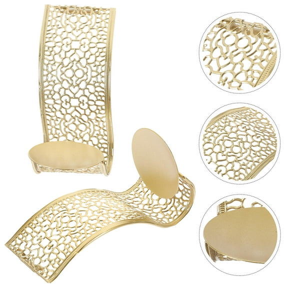 TEHAUX 2-Pack Wall Mounted Candle Holders Vintage Style Wall Sconces for Living Room Decor