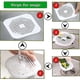 thumbnail image 3 of Protector De Drenaje De Silicona De 4 Piezas, Colador De Fregadero De Cocina con Ventosa, Filtro De Cubierta De Drenaje De Bañera, Colador De Fregadero De Cocina Y Baño.Blanco, 3 of 4