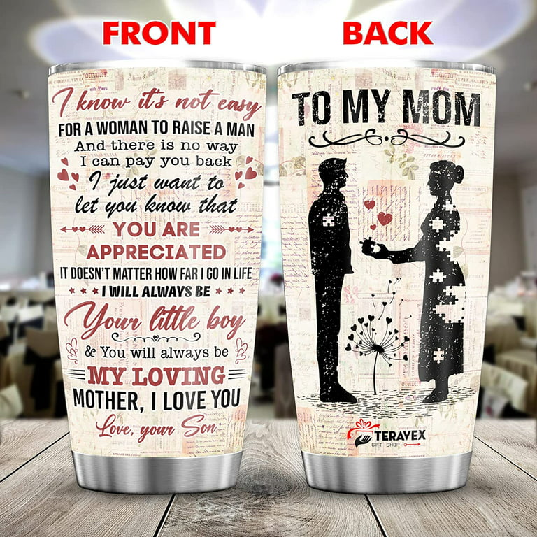 Onebttl Boy Mom Gifts for Women on Mothers' Day, Birthday, Christmas - Boy Mom Tumbler from Son Up to Son Down - for Mom of Boys from Friends