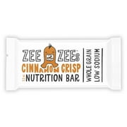 Zee Zees Cinnamon Crisp Soft Baked Snack Bars, 2.2 oz, 24 pack, Nut Free, Whole Grain, School Safe, On-The-Go