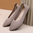 thumbnail image 6 of ibiyuan Orthopedic Walking Shoes for Women Mesh Knitted Women Walking Shoes Adjustable Upper Non- Sole Womens on Sneakers Soft Hands-Free Platform Mary Janes Walking Tennis Shoes, 6 of 8