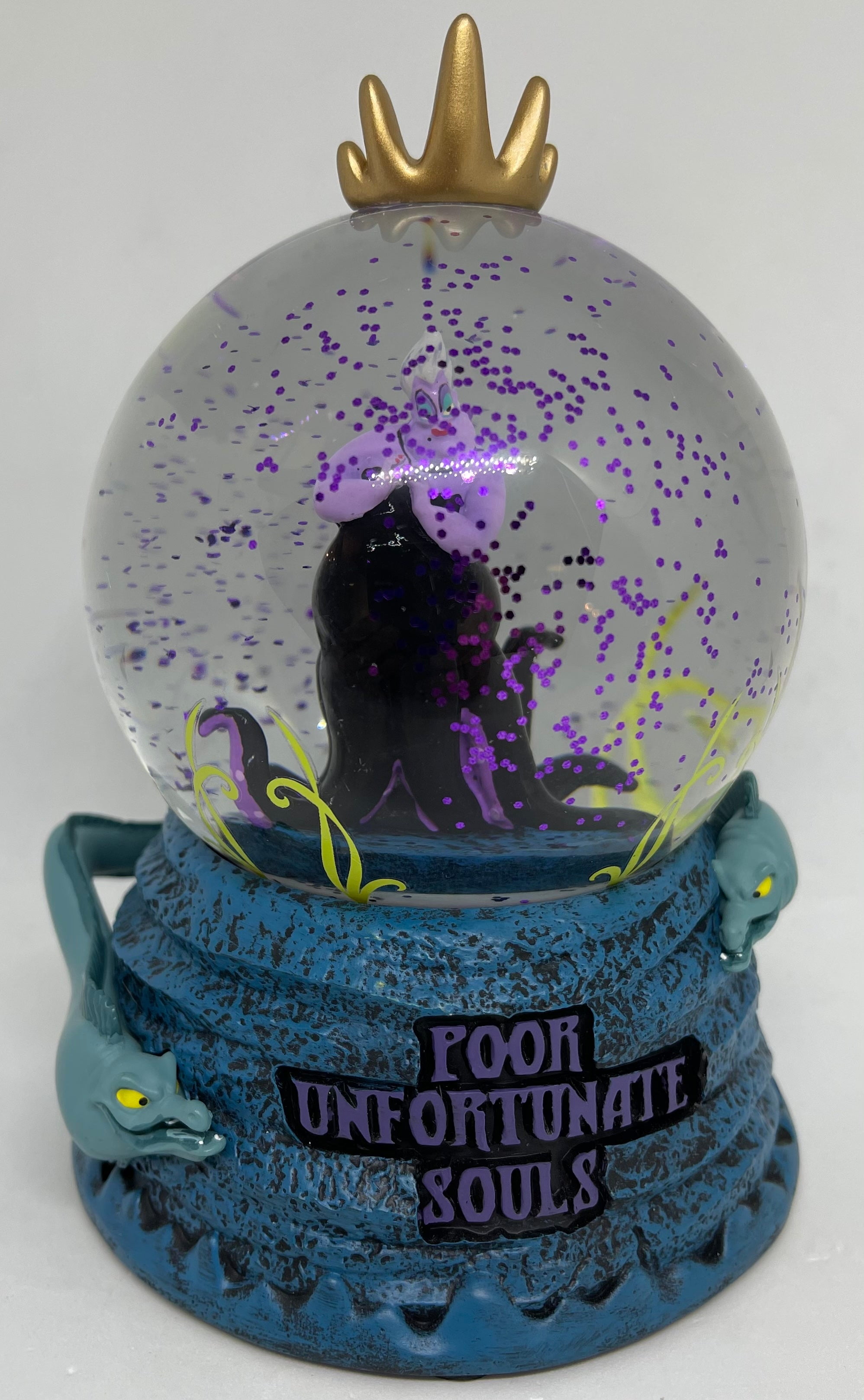 Disney Parks Ursula The Little Mermaid Light Up Snowglobe Unfortunate