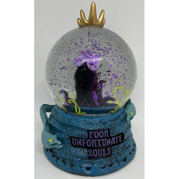 Disney Parks Ursula The Little Mermaid Snowglobe Unfortunate Souls New