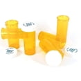 thumbnail image 3 of Pharmacy Vials 60 Dram, 222 ml, Amber (Pack of 12) Push Down Caps, Reversible Medicine Bottle, Prescription Vial, Medicine Container, Pill Bottle by Sponix BioRx, 3 of 5