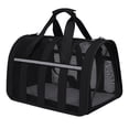 thumbnail image 1 of Transportines para gatos, impermeables, transpirables, de tela Oxford, plegables, para mascotas, perros, color negro, talla M, 1 of 13